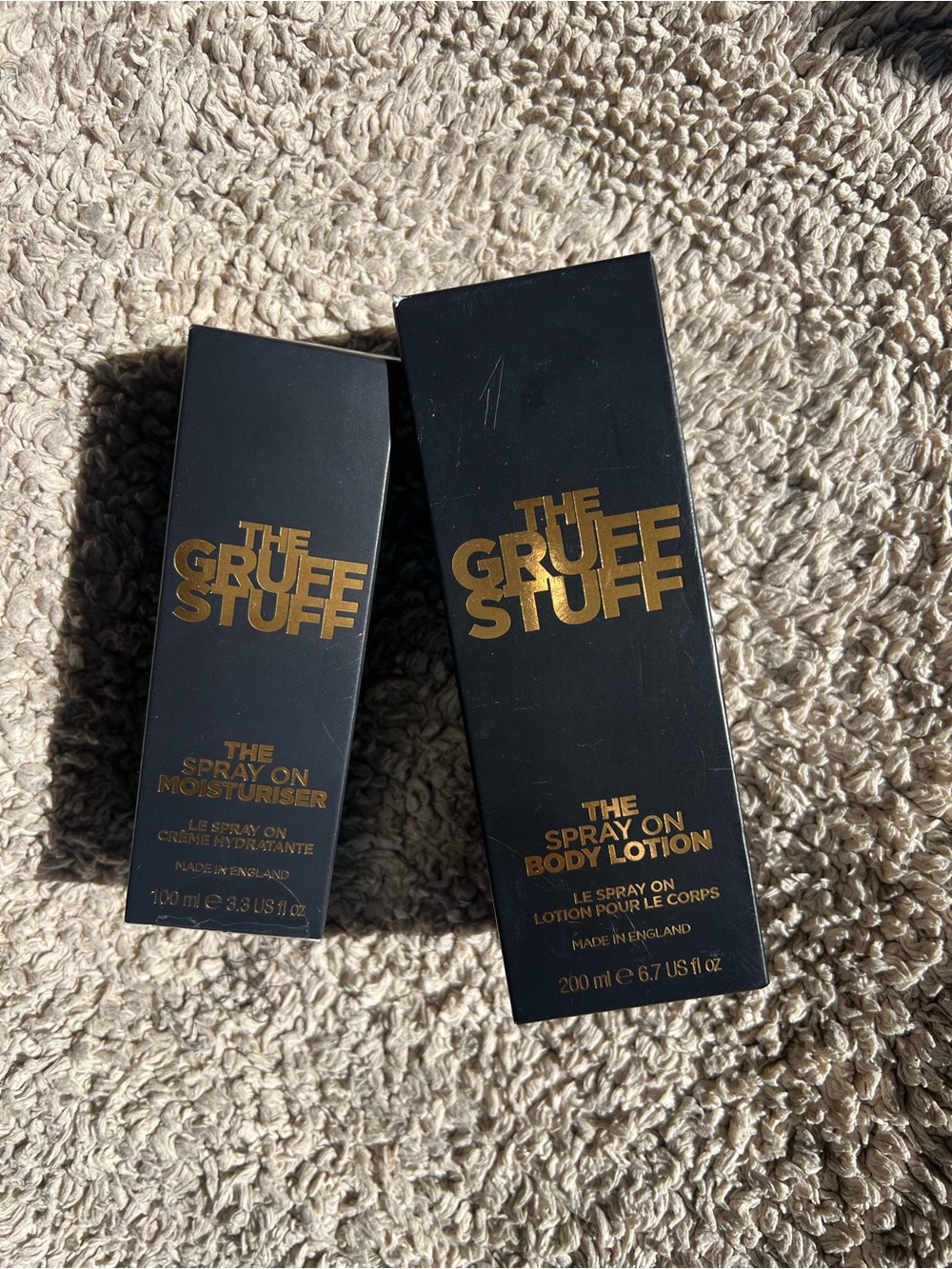 The Gruff Stuff Spray ON Body Lotion